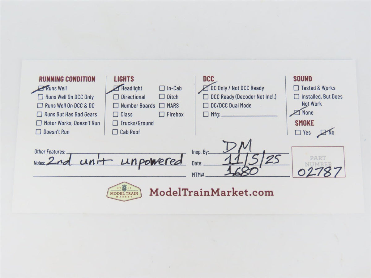 HO Scale Rivarossi NH New Haven &quot;McGinnis&quot; EMD E8A/A Diesel Locomotive Set #2019