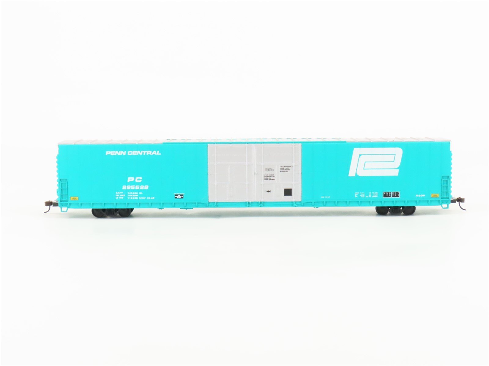 HO Scale Walthers PC Penn Central 86' Hi-Cube Double Plug Door Box Car #295528