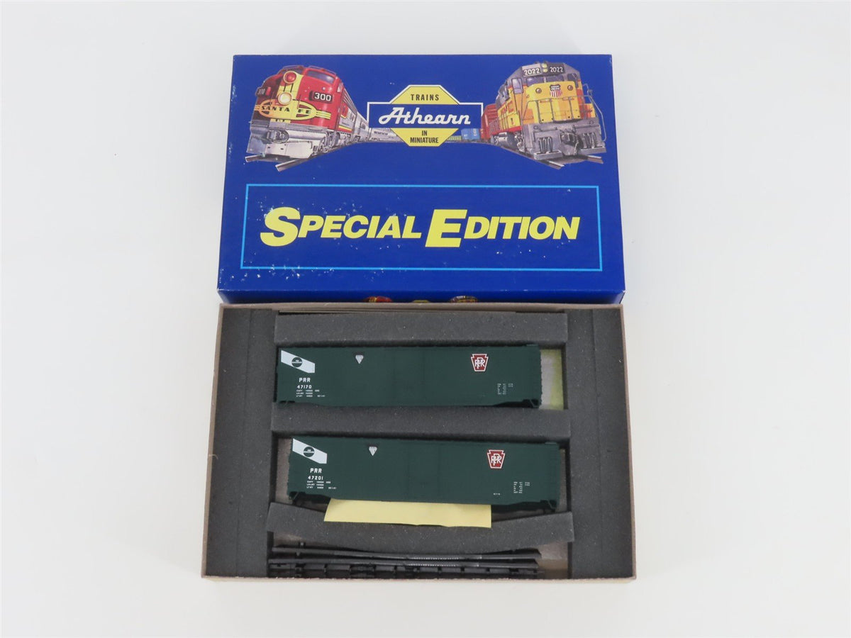 HO Scale Athearn SE Kit # 2313 PRR / GAEX Pennsylvania 50&#39; Plug Door Box Cars