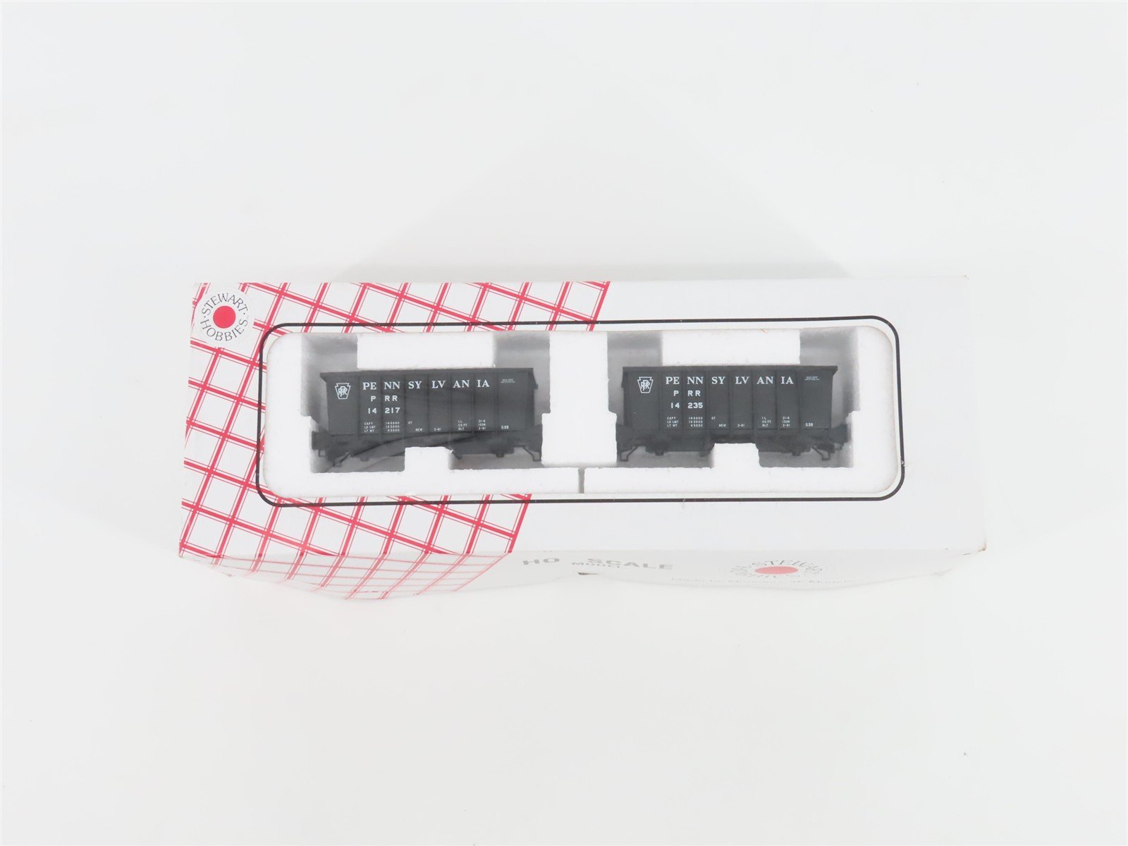 HO Scale Stewart Kit #10606 PRR Pennsylvania 70-Ton Ore Car 4-Pack #2 - SEALED