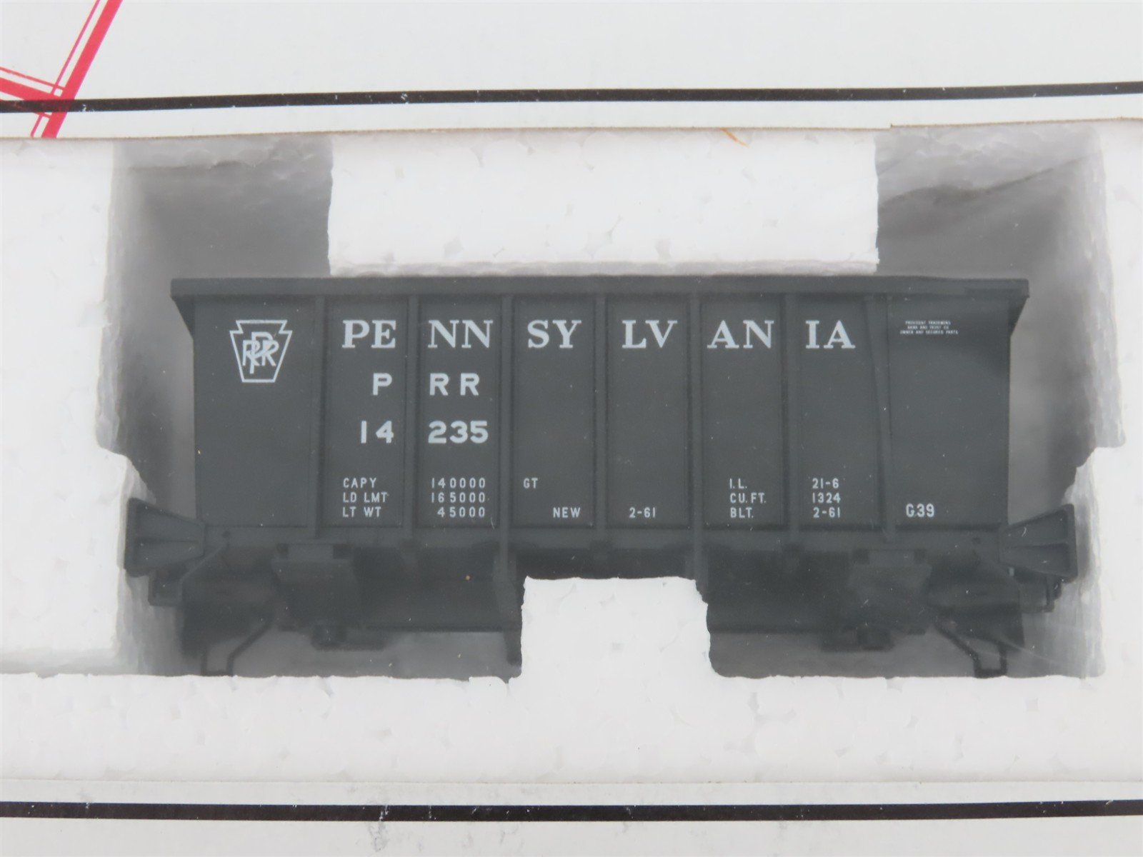 HO Scale Stewart Kit #10606 PRR Pennsylvania 70-Ton Ore Car 4-Pack #2 - SEALED