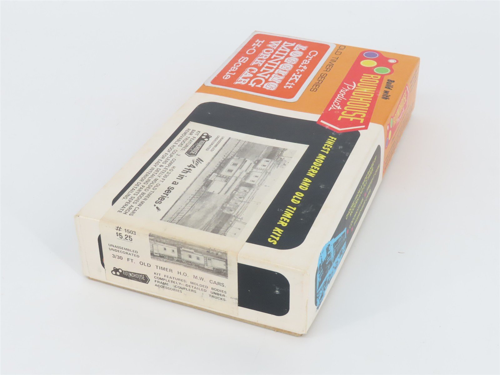 HO Scale Roundhouse 3-in-1 Craft Kit #1503 Undecorated 30' MofW Crew/Work Cars