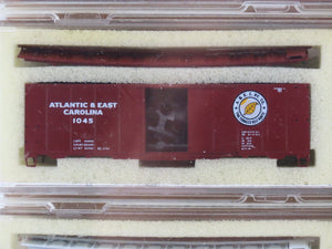 N InterMountain Kits CNJ, NWX, NADX, D&RGW, CIL, AEC & ERIE 40' Box Cars 12-Pack