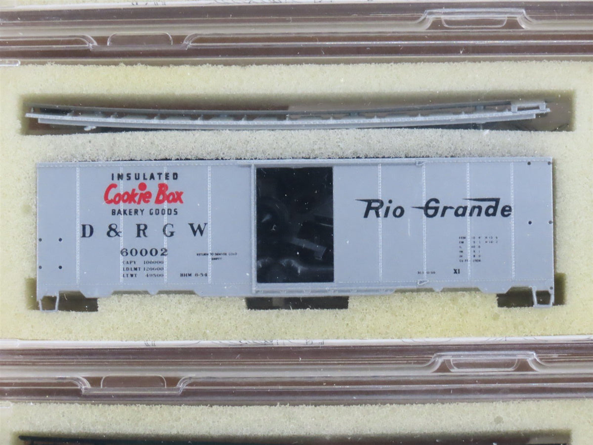 N InterMountain Kits CNJ, NWX, NADX, D&amp;RGW, CIL, AEC &amp; ERIE 40&#39; Box Cars 12-Pack