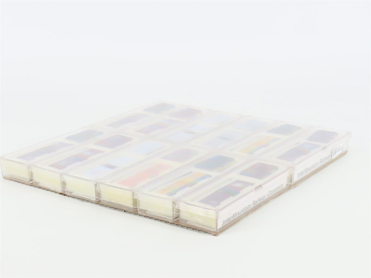 N InterMountain Kits CNJ, NWX, NADX, D&amp;RGW, CIL, AEC &amp; ERIE 40&#39; Box Cars 12-Pack