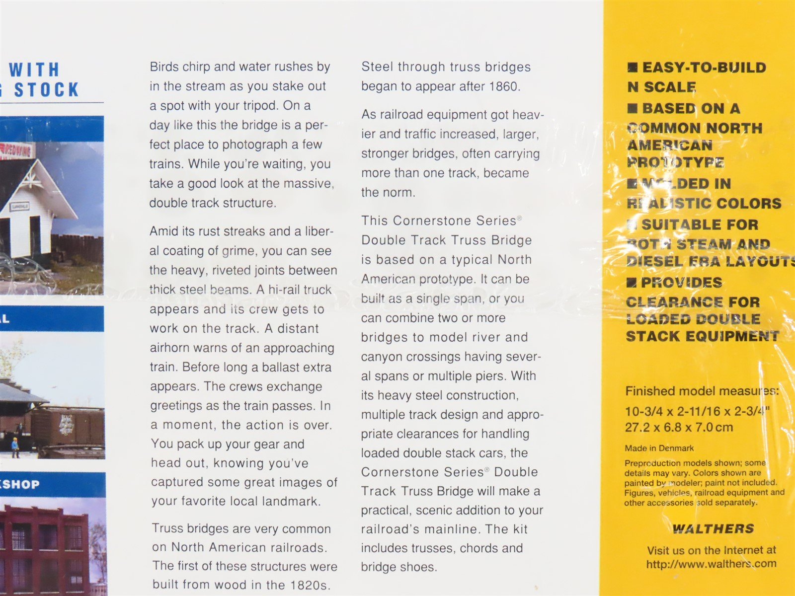 N Scale Walthers Cornerstone Kit 933-3242 Double-Track Truss Bridge - SEALED