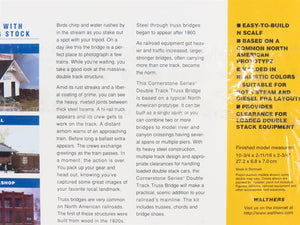 N Scale Walthers Cornerstone Kit 933-3242 Double-Track Truss Bridge - SEALED