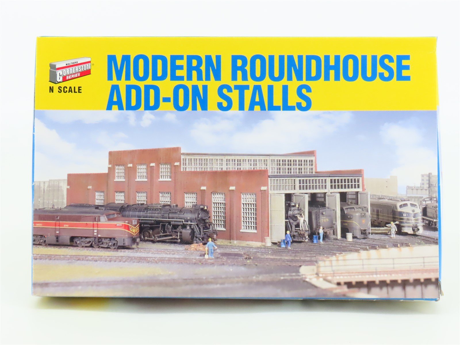 N 1/160 Scale Walthers Cornerstone Kit 933-3261 Modern Roundhouse Add-On Stalls