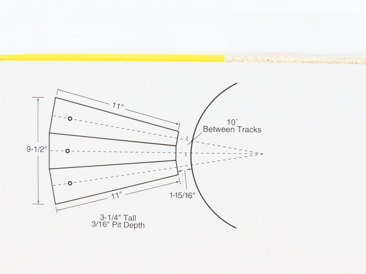 N 1/160 Scale Walthers Cornerstone Kit 933-3261 Modern Roundhouse Add-On Stalls