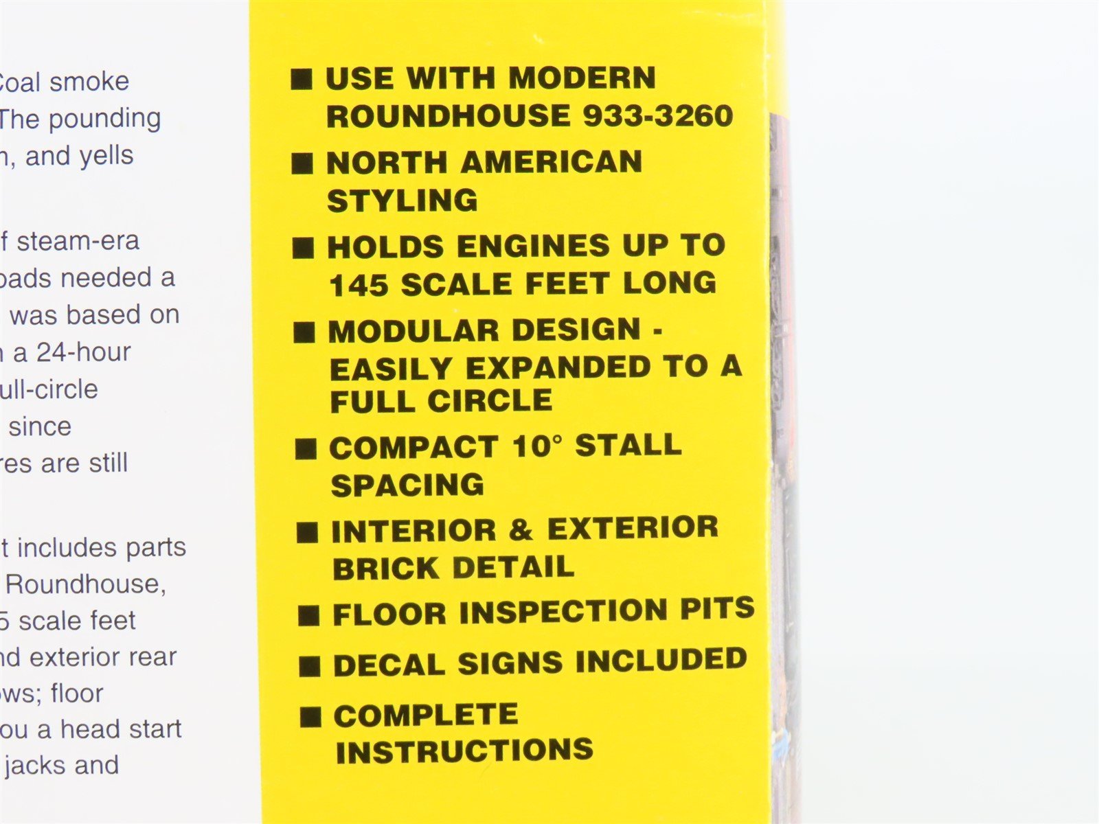 N 1/160 Scale Walthers Cornerstone Kit 933-3261 Modern Roundhouse Add-On Stalls