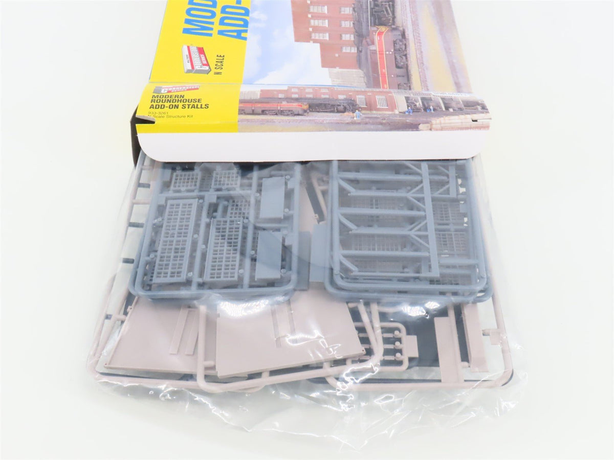 N 1/160 Scale Walthers Cornerstone Kit 933-3261 Modern Roundhouse Add-On Stalls