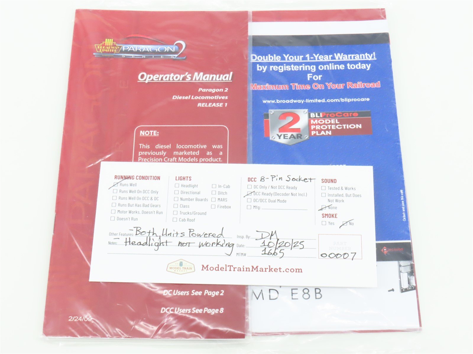 N Broadway Limited BLI 760/762 UP Union Pacific E8A/B Diesel Set - DCC Ready