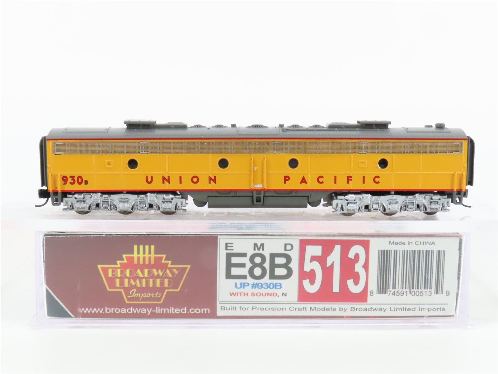 N Scale Broadway Limited BLI 513 UP Union Pacific E8B Diesel #930B - Paragon2