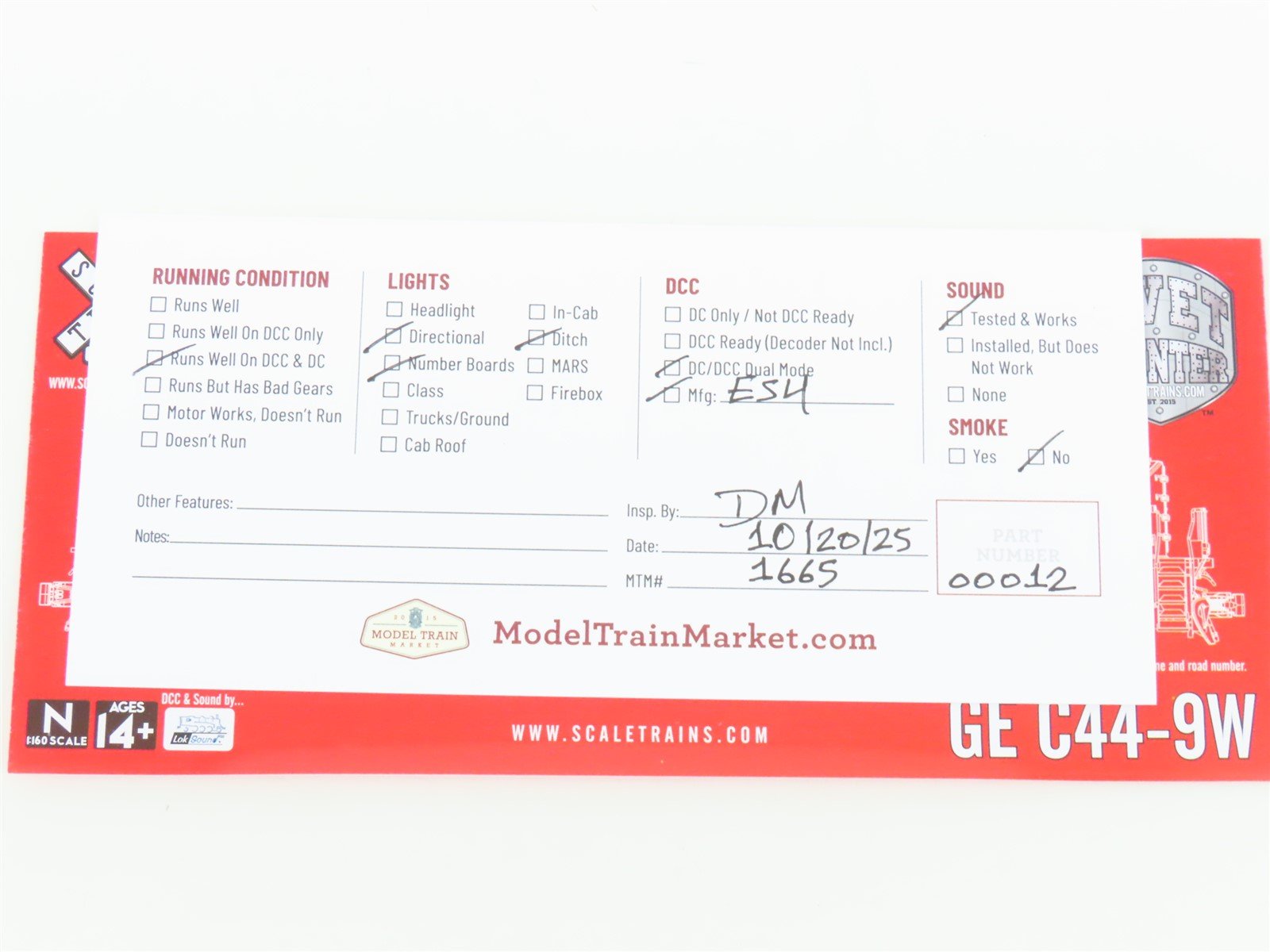 N Scaletrains SXT31468 ATSF 