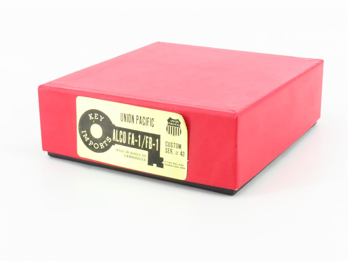 N Scale Key/Samhongsa BRASS 43 UP Union Pacific ALCO FA-1/FB-1 Diesel Set w/ DCC