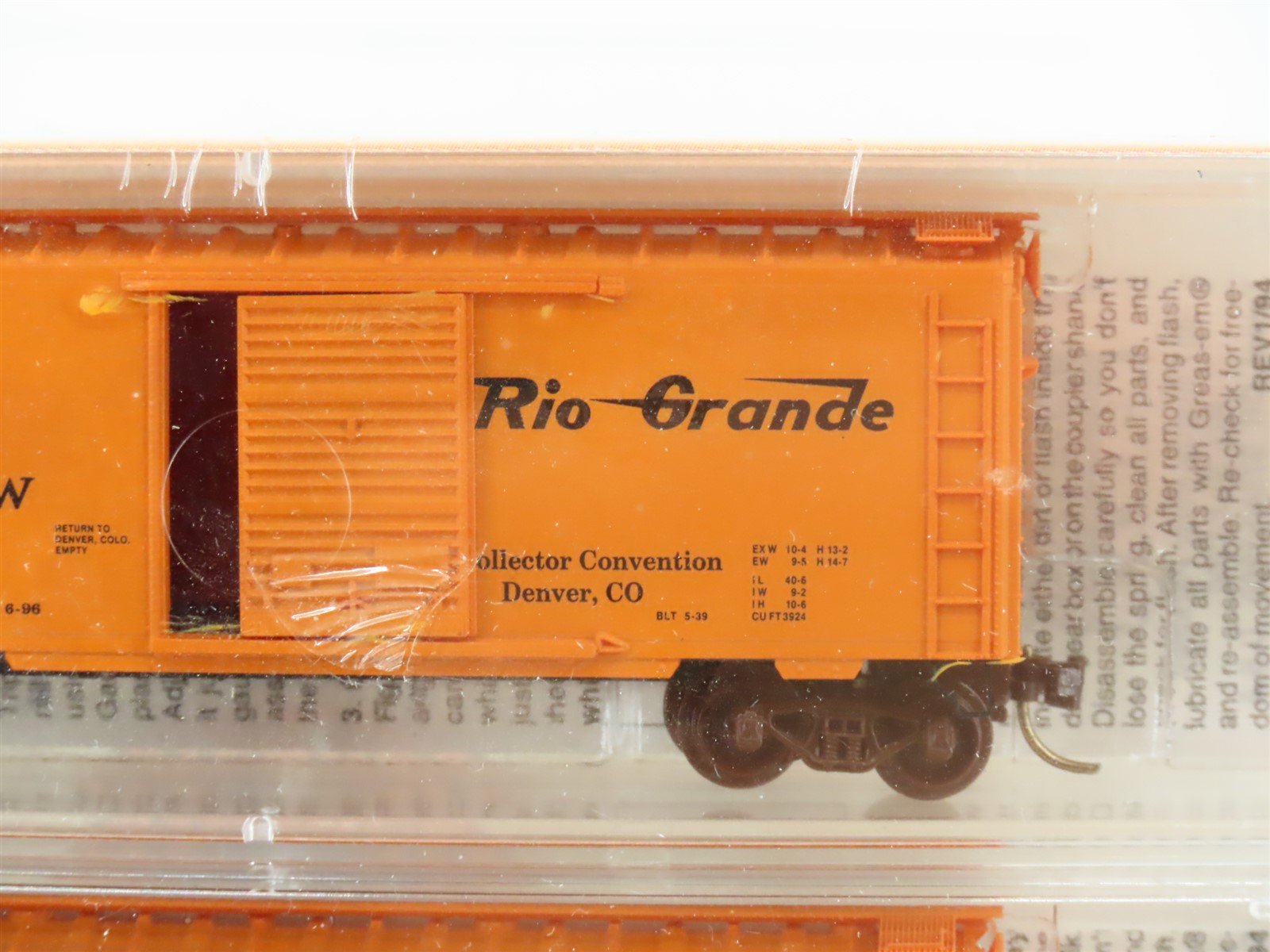 N Scale Micro-Trains MTL NSC 96-10 D&RGW Rio Grande 40' Box Cars 5-Pack - SEALED