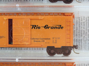 N Scale Micro-Trains MTL NSC 96-10 D&RGW Rio Grande 40' Box Cars 5-Pack - SEALED