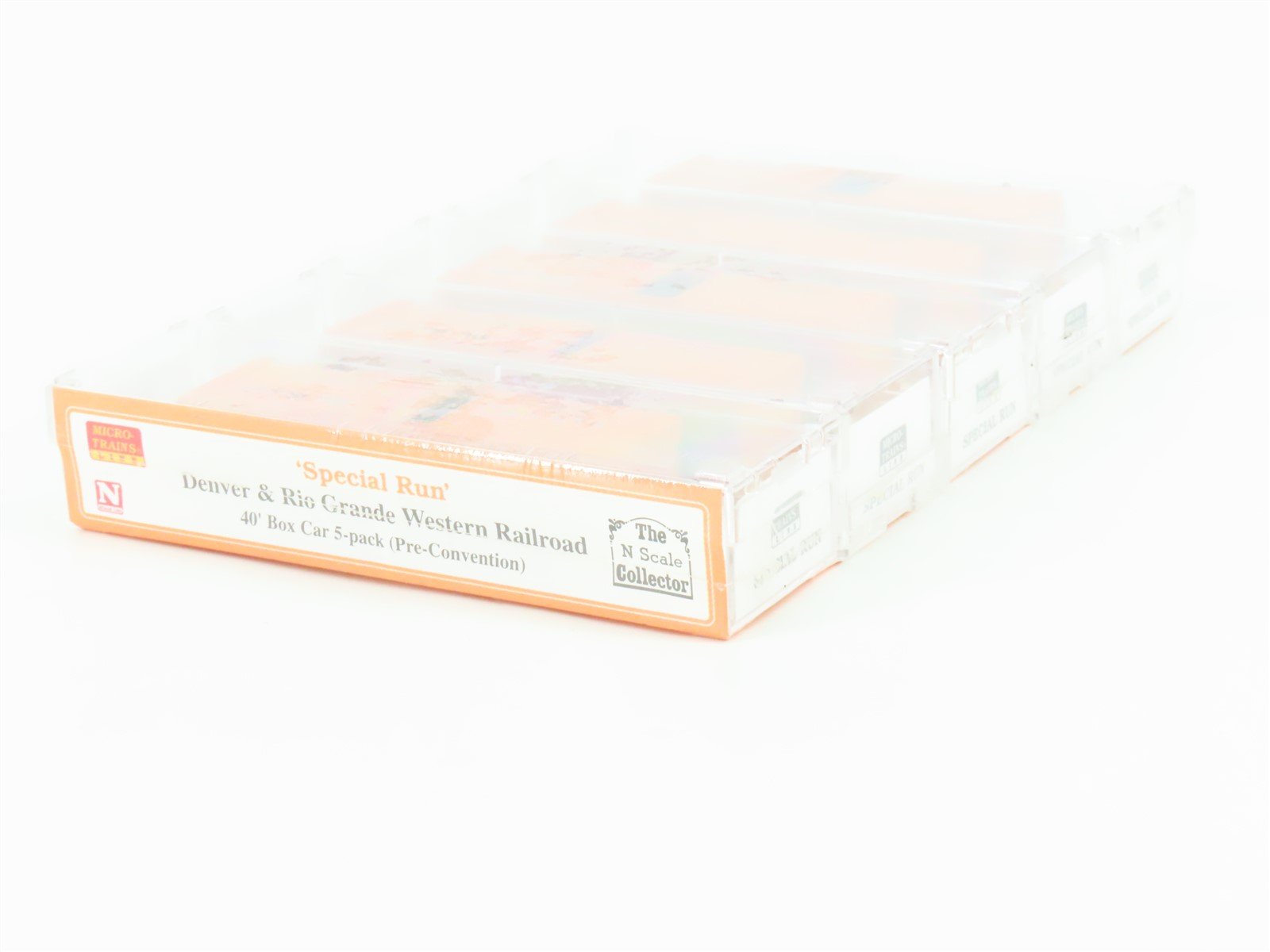 N Scale Micro-Trains MTL NSC 96-10 D&RGW Rio Grande 40' Box Cars 5-Pack - SEALED