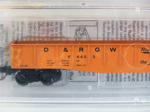 N Micro-Trains MTL 46042 D&RGW Rio Grande 50' Drop-End Gondolas 3-Pack - SEALED