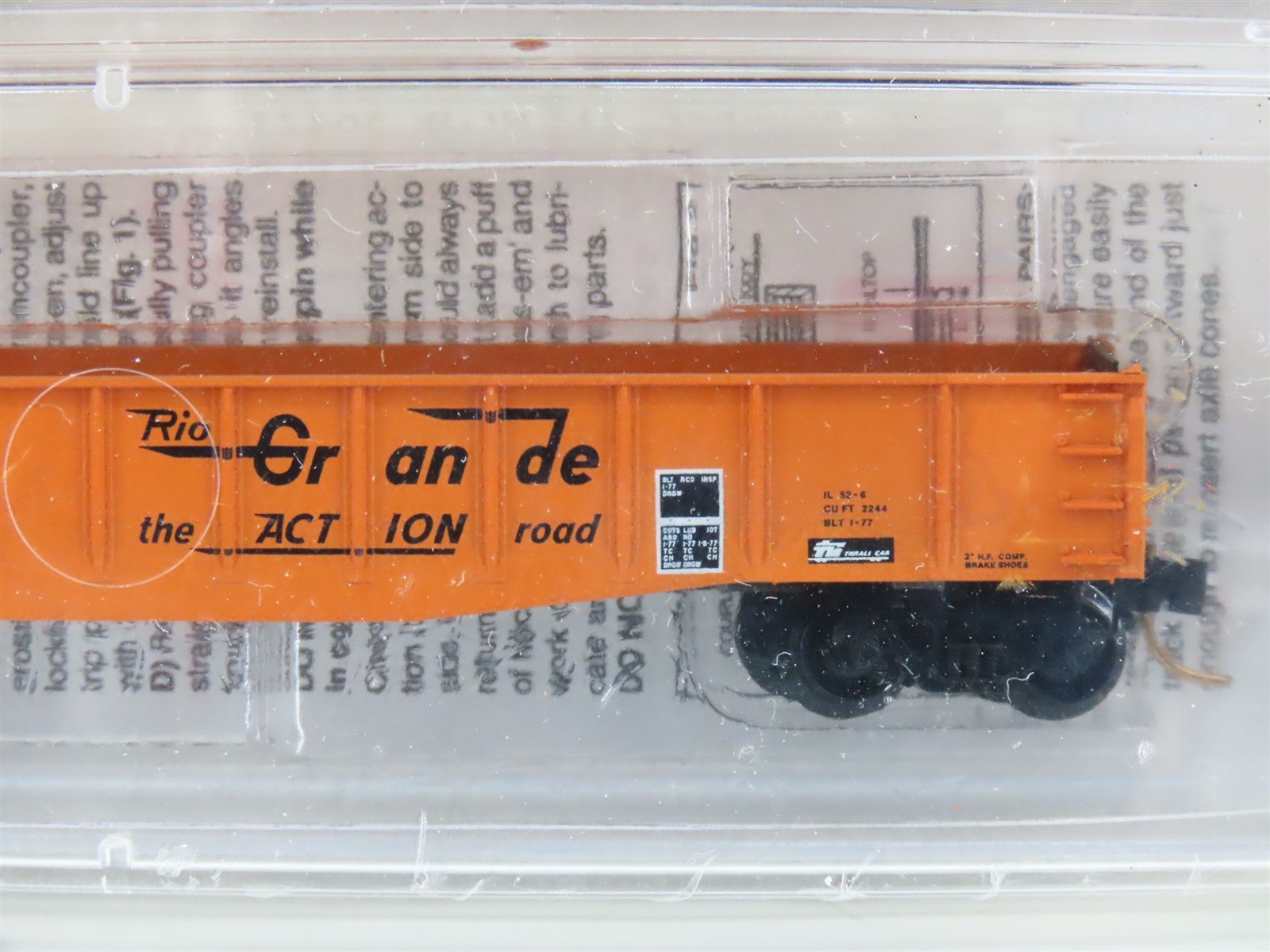 N Micro-Trains MTL 46042 D&RGW Rio Grande 50' Drop-End Gondolas 3-Pack - SEALED