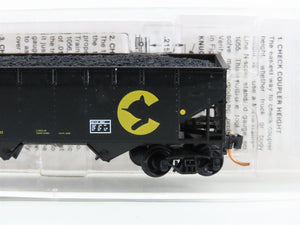 N Scale Micro-Trains MTL 86010 B&O Chessie System 2-Bay Hopper #234915 w/ Load