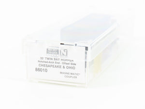 N Scale Micro-Trains MTL 86010 B&O Chessie System 2-Bay Hopper #234915 w/ Load