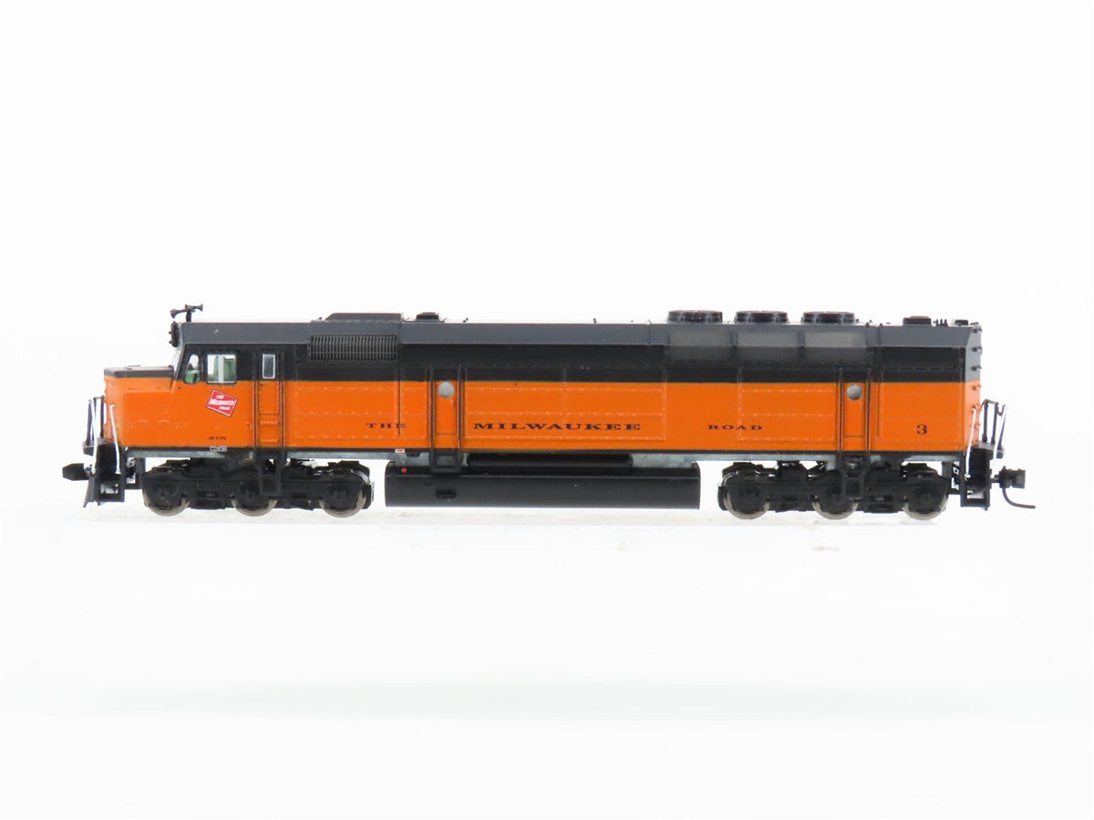 N Scale Athearn 16865 MILW Milwaukee Road EMD FP45 Diesel #3 - DCC Ready