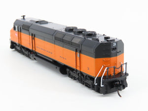 N Scale Athearn 16865 MILW Milwaukee Road EMD FP45 Diesel #3 - DCC Ready