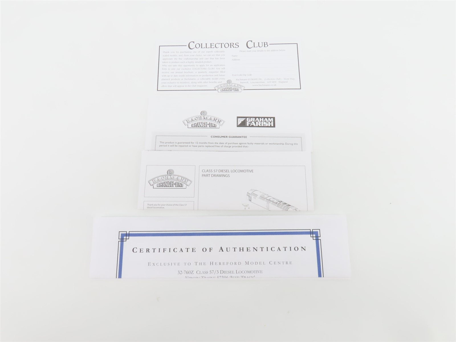 OO Bachmann Branchline 32-760Z Virgin Class 57/3 Diesel #57306 