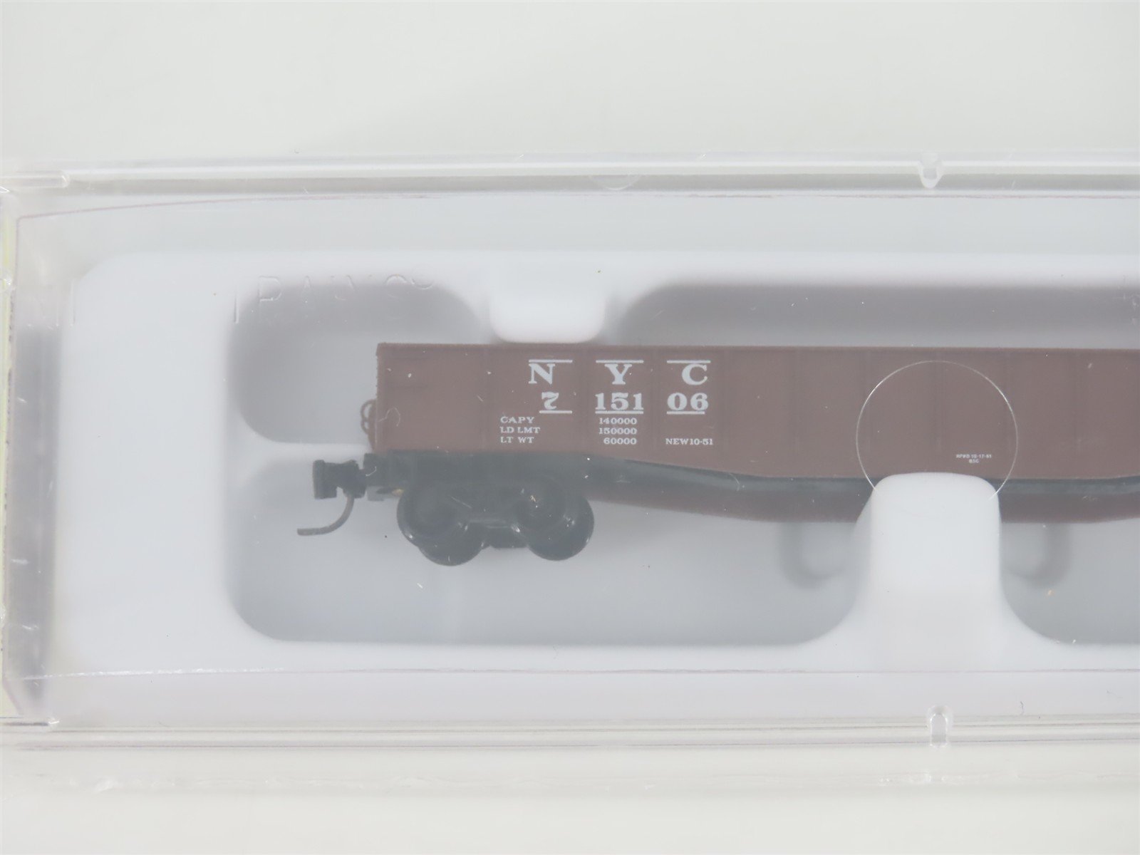 Z Scale Micro-Trains MTL 13102-2 NYC New York Central 50' Gondola #715106 SEALED