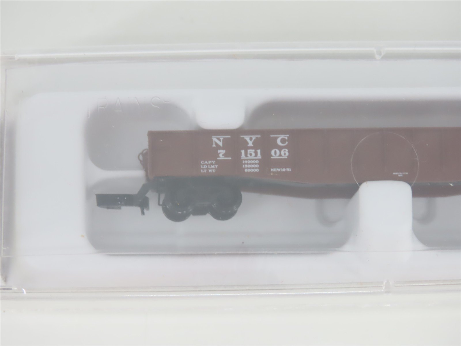 Z Scale Micro-Trains MTL 13102 NYC New York Central 50' Gondola #715106 - SEALED
