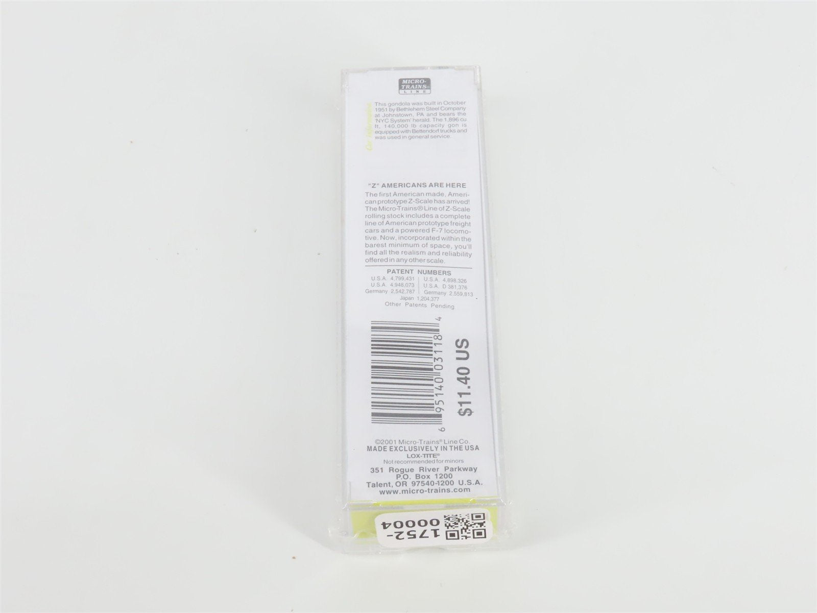 Z Scale Micro-Trains MTL 13102 NYC New York Central 50' Gondola #715106 - SEALED