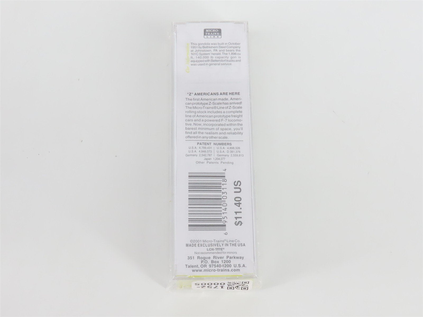 Z Scale Micro-Trains MTL 13102 NYC New York Central 50' Gondola #715106 - SEALED