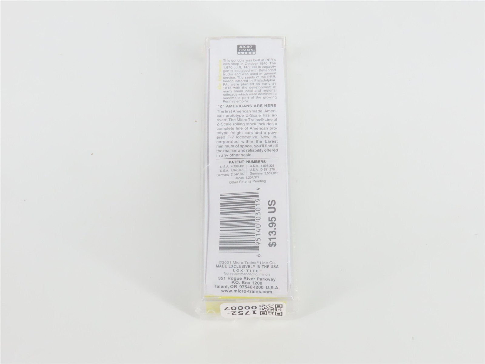 Z Scale Micro-Trains MTL 13101-2 PRR Pennsylvania 50' Gondola #342610 - SEALED