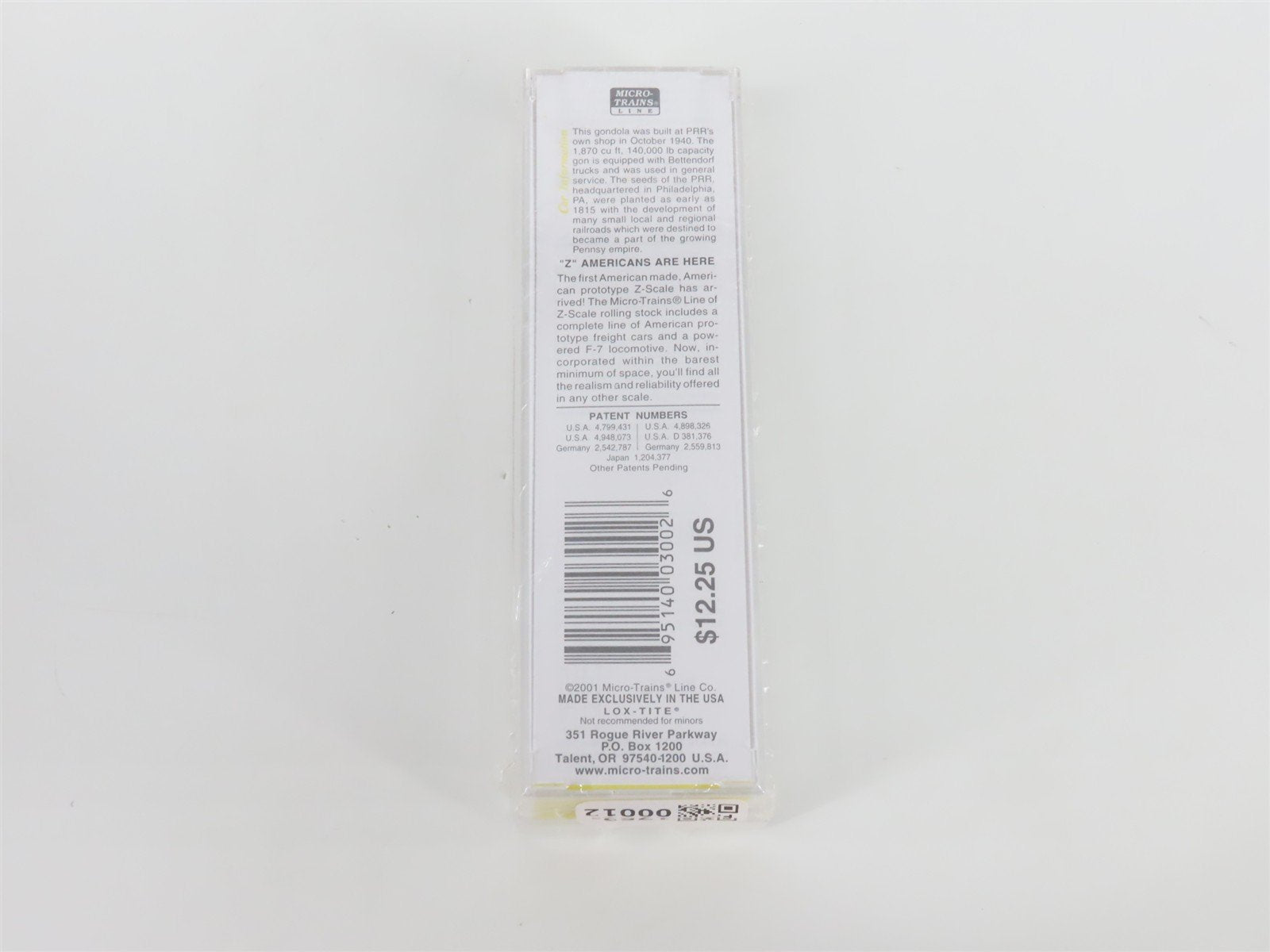 Z Scale Micro-Trains MTL 13101 PRR Pennsylvania 50' Gondola #342610 - SEALED