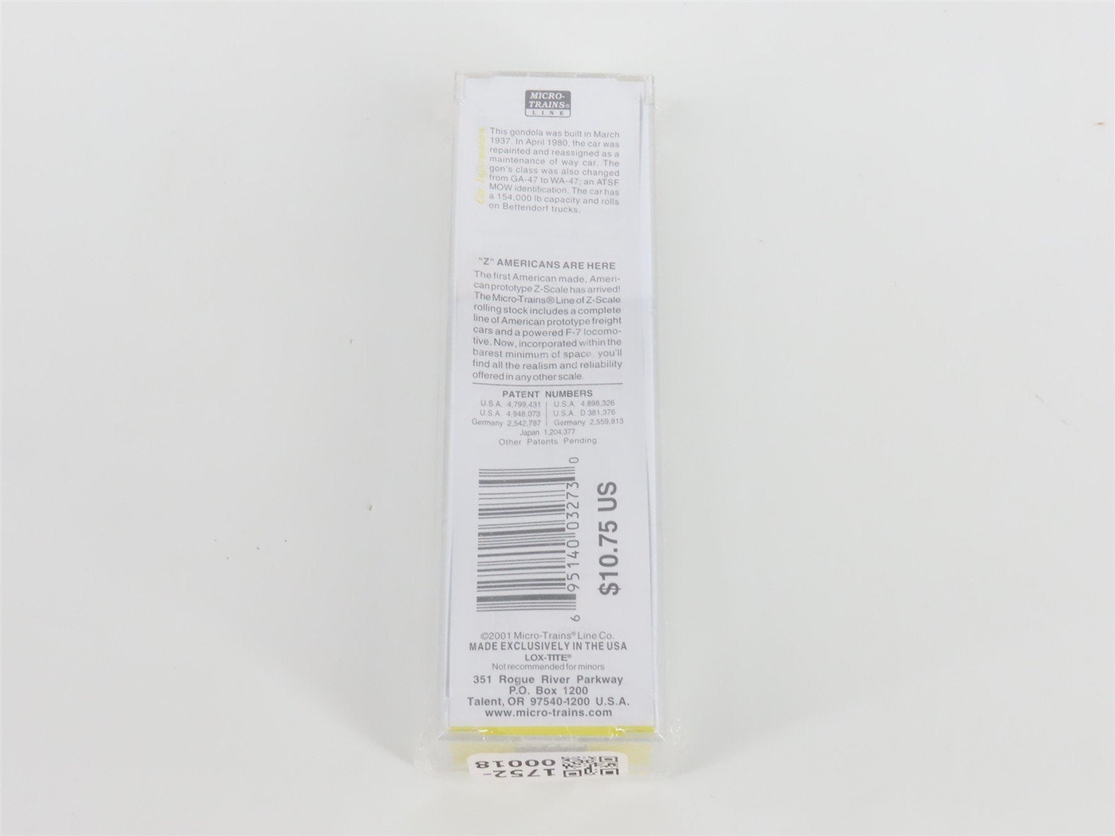 Z Scale Micro-Trains MTL 13104 ATSF Santa Fe 50' Gondola #208522 MW - SEALED