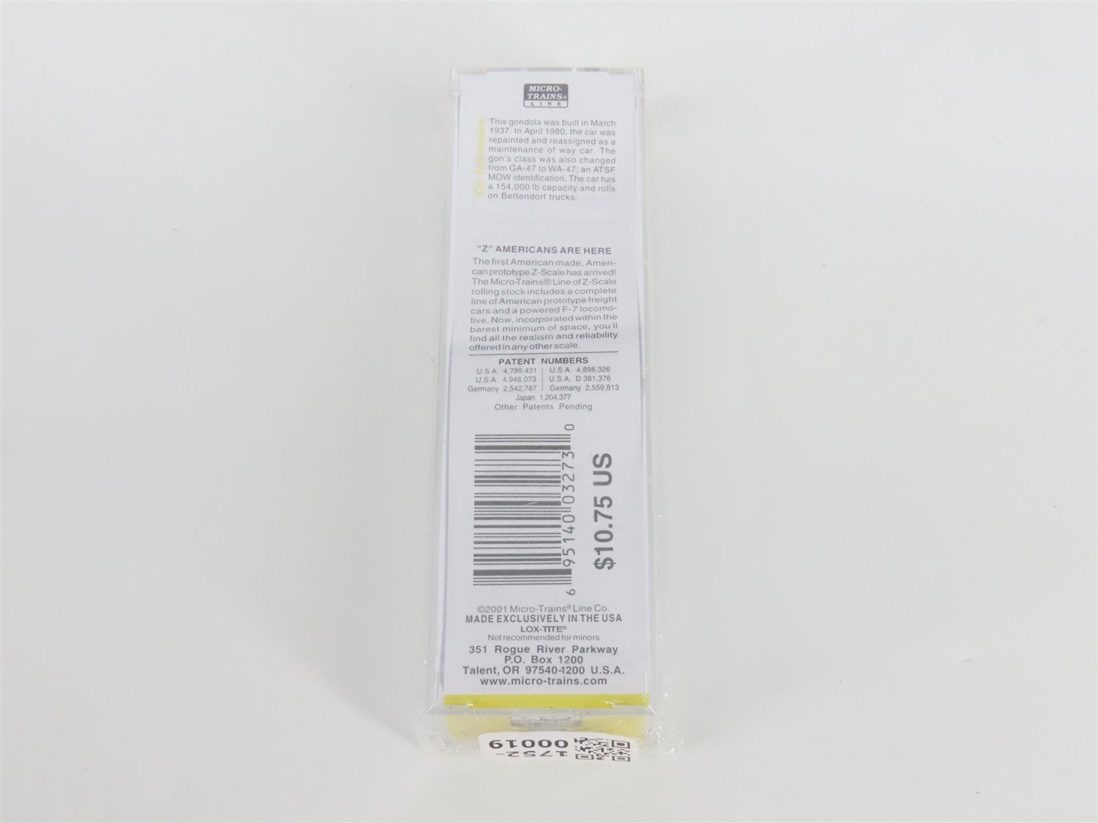 Z Scale Micro-Trains MTL 13104 ATSF Santa Fe 50' Gondola #208522 MW - SEALED