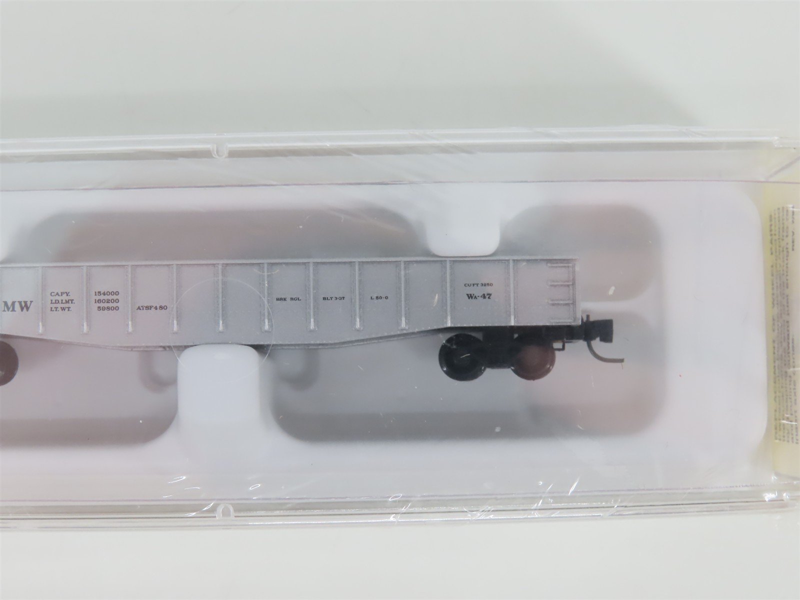 Z Scale Micro-Trains MTL 13104-2 ATSF Santa Fe 50' Gondola #208522 MW - SEALED