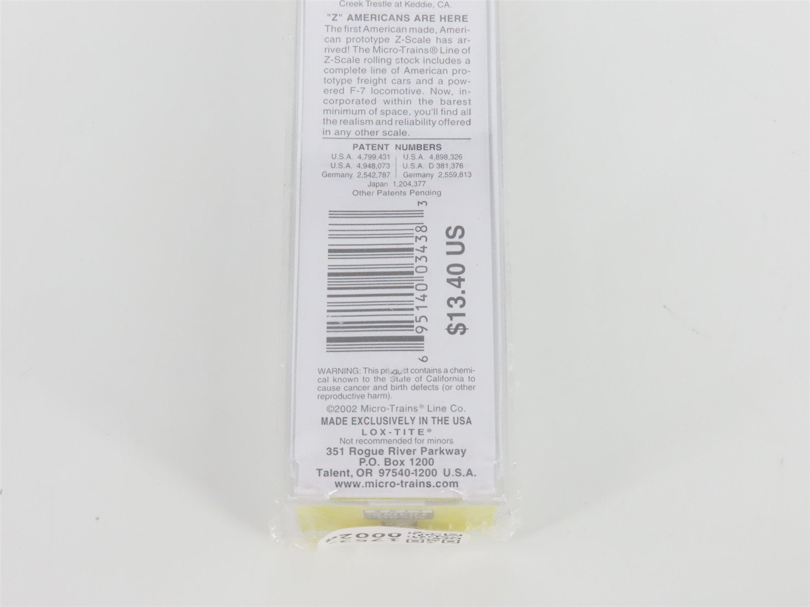 Z Scale Micro-Trains MTL 13105-2 WP Western Pacific 50' Gondola #6610 - SEALED