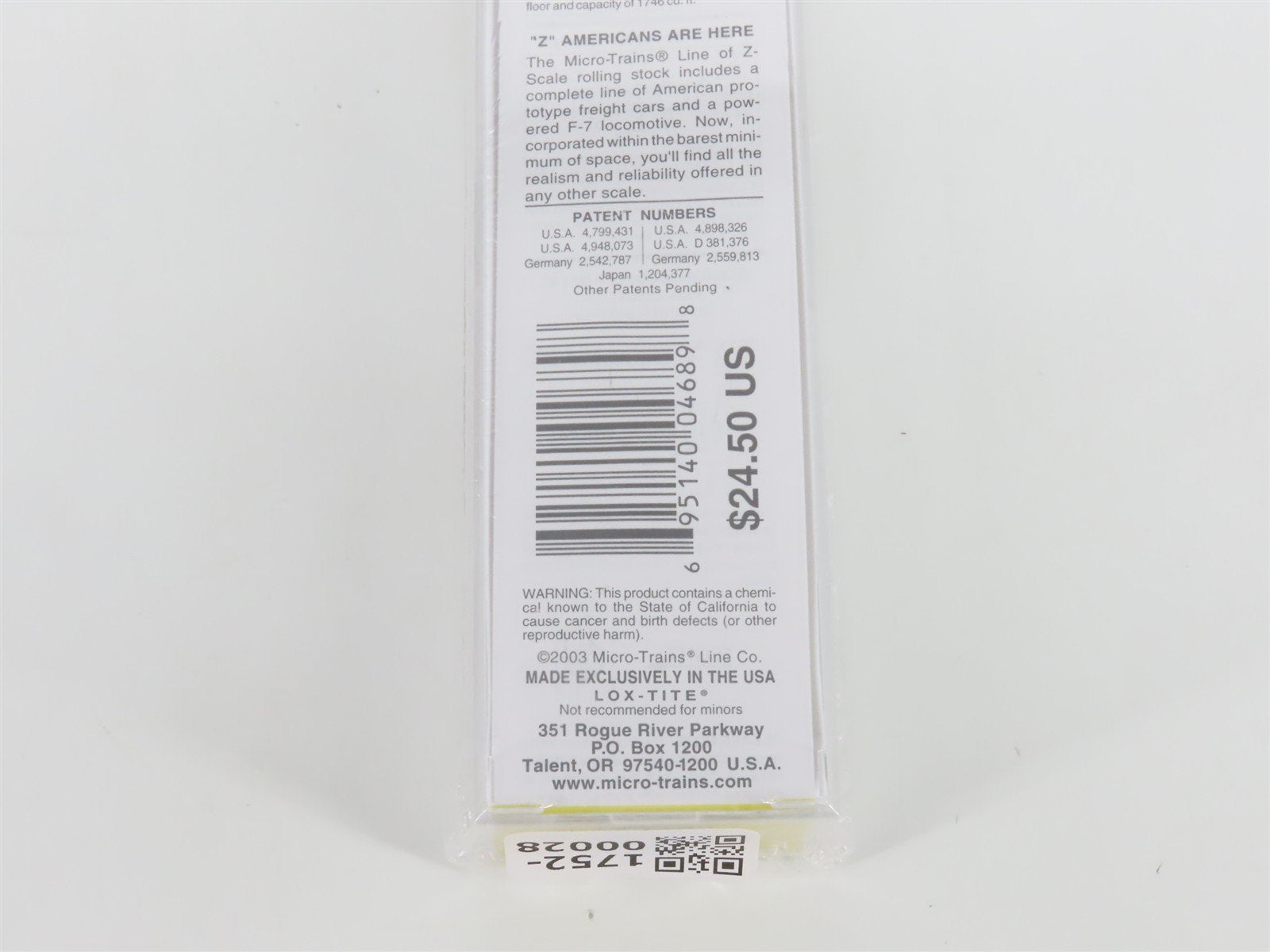 Z Scale Micro-Trains MTL 13108-2 CP Rail 50' Gondola #340222 - SEALED