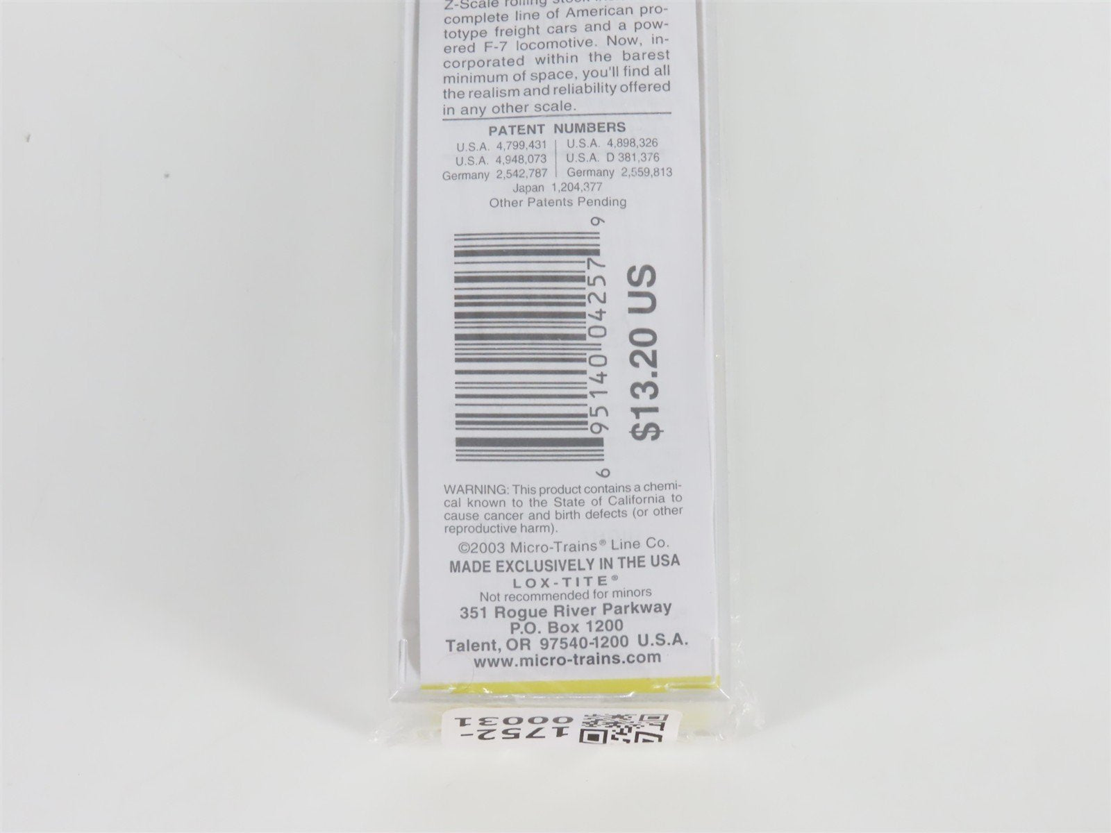 Z Scale Micro-Trains MTL 13107 LV Lehigh Valley 50' Gondola #37048 - SEALED