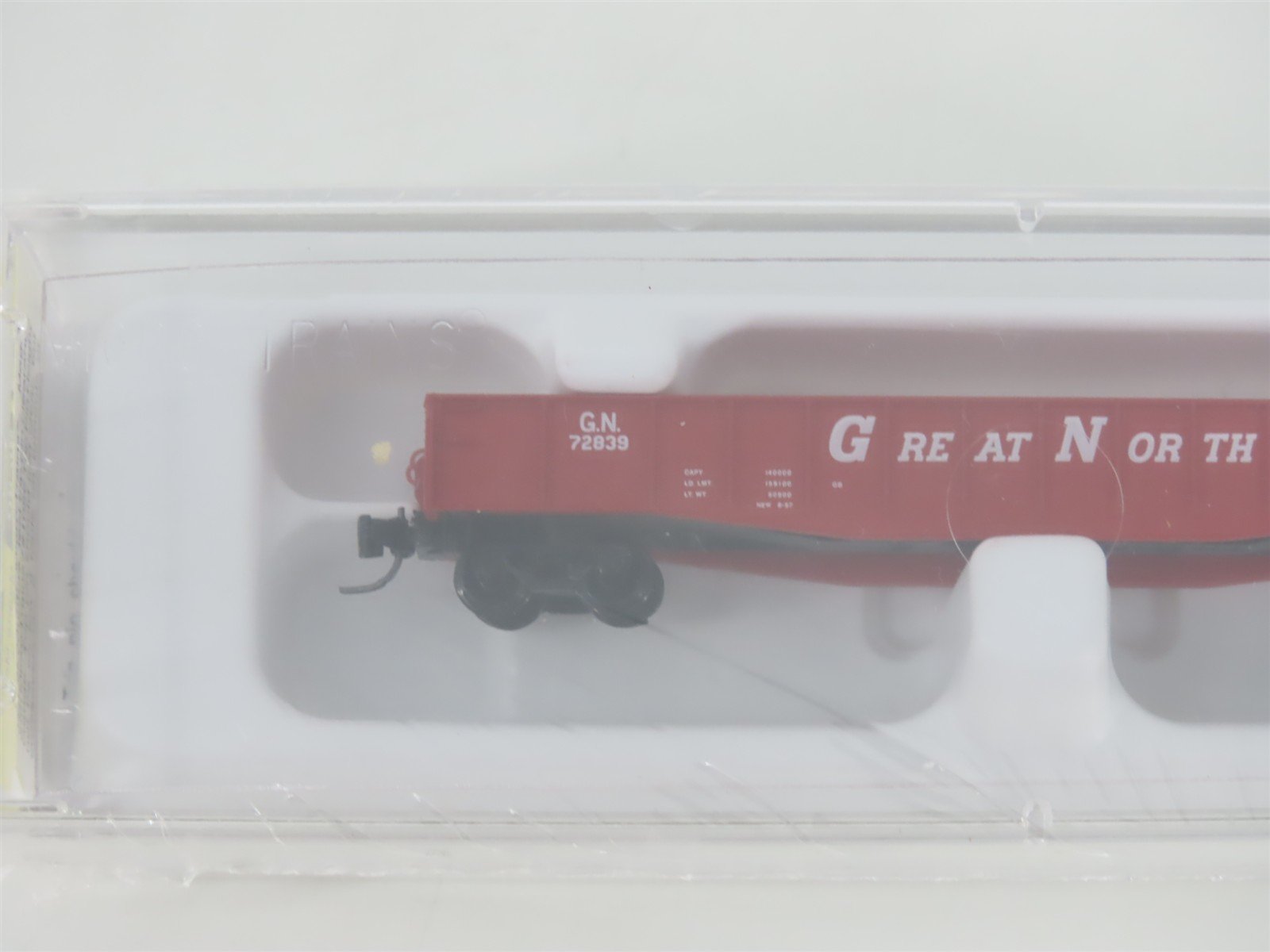 Z Scale Micro-Trains MTL 13106-2 GN Great Northern 50' Gondola #72839 - SEALED