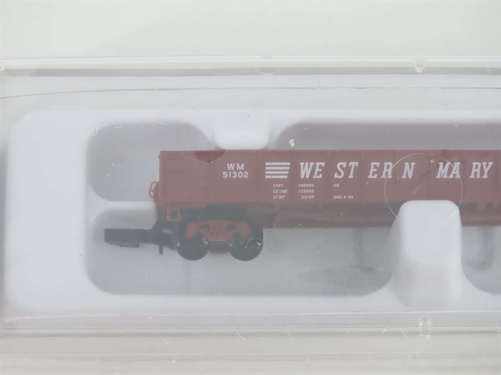 Z Scale Micro-Trains MTL 13201 WM Western Maryland 50' Gondola #51302 - SEALED