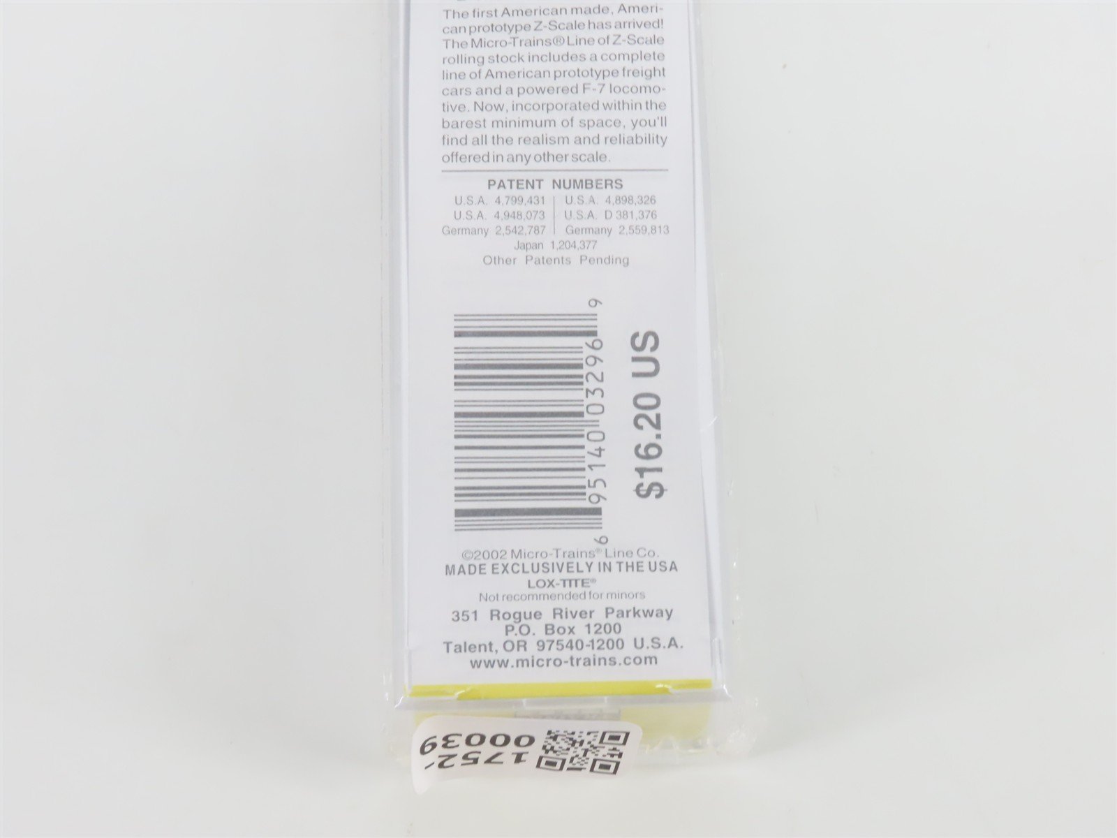 Z Scale Micro-Trains MTL 13201-2 WM Western Maryland 50' Gondola #51302 - SEALED