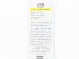 Z Scale Micro-Trains MTL 52200100 D&RGW Rio Grande 