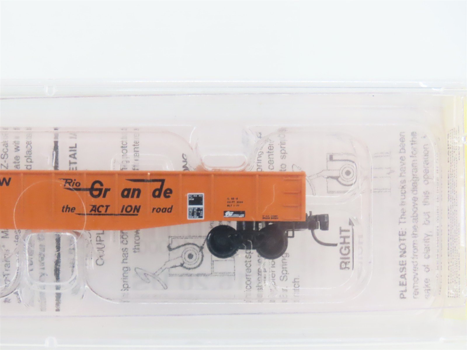 Z Scale Micro-Trains MTL 52200100 D&RGW Rio Grande 