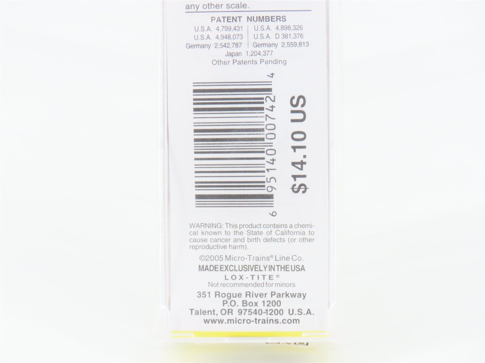 Z Scale Micro-Trains MTL 52300020 PRR Pennsylvania 50' Gondola #352819 - SEALED