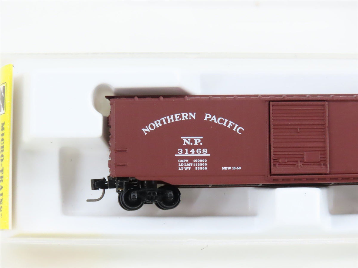 Z Scale Kadee Micro-Trains MTL 13501-2 NP Northern Pacific 50&#39; Box Car #31468