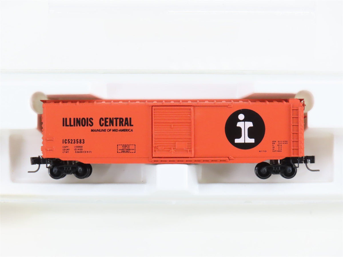 Z Scale Kadee Micro-Trains MTL 13502-2 IC Illinois Central 50&#39; Box Car #523583