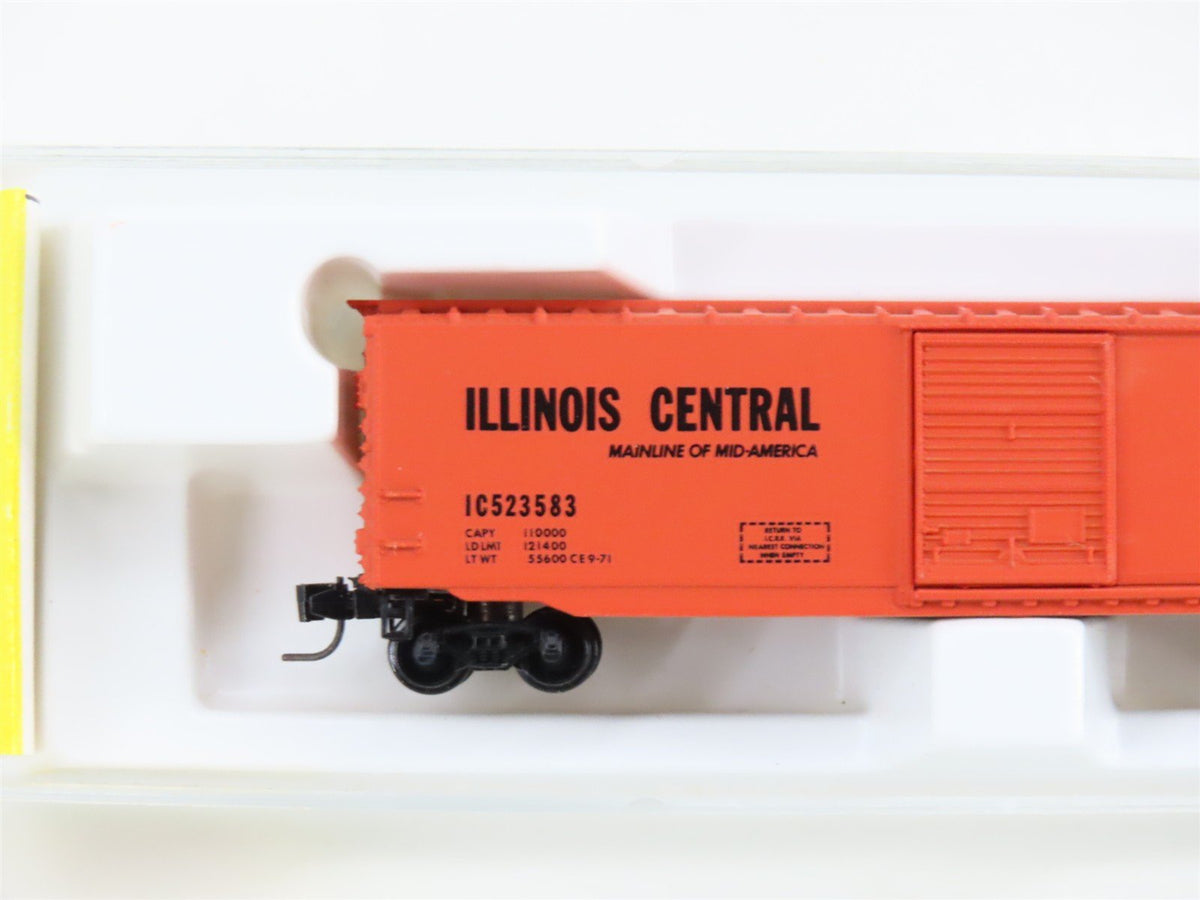 Z Scale Kadee Micro-Trains MTL 13502-2 IC Illinois Central 50&#39; Box Car #523583